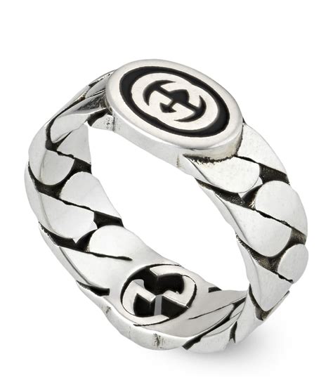 gucci silver rings women|Gucci outlet rings.